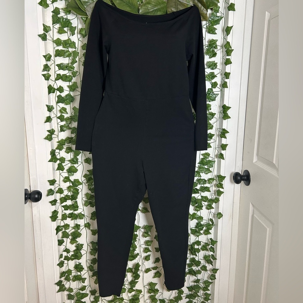 Torrid Black Sleeveless Jumpsuit with Tapered Legs